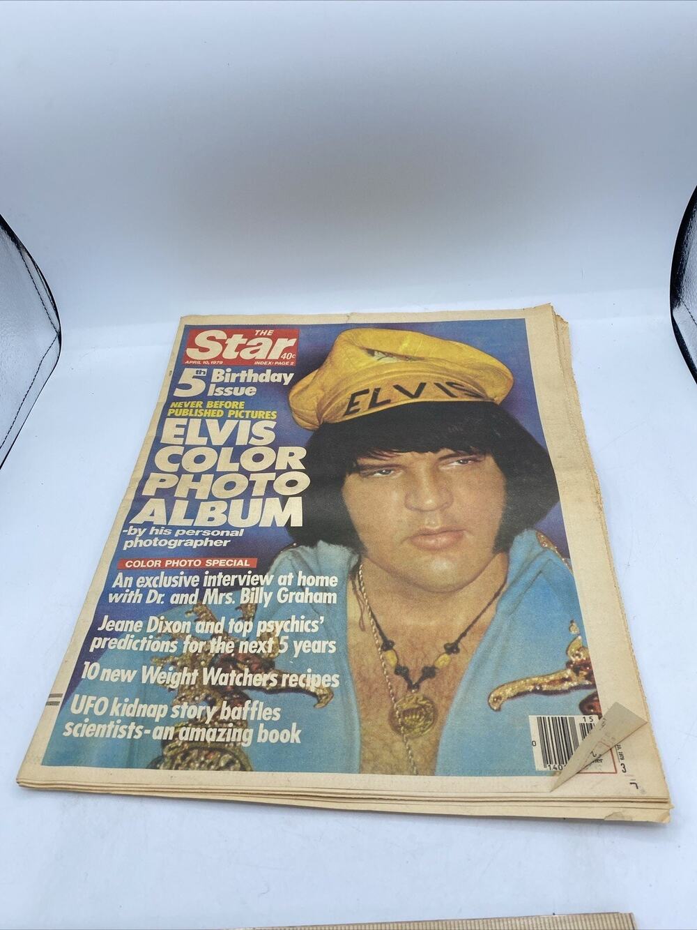 The Star April 10 1979 Tabloid 5th Birthday Issue Elvis Color Photo Album